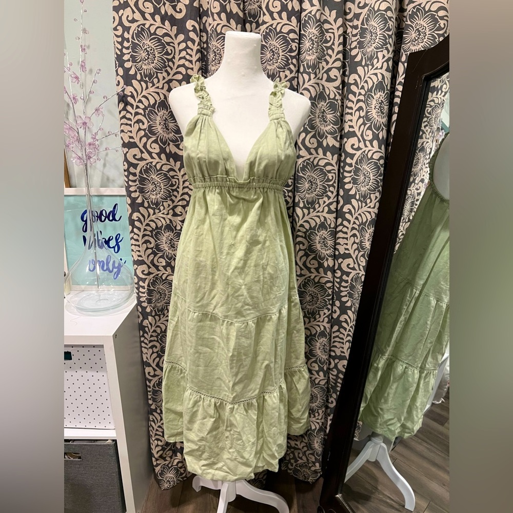 Love Tree Linen Dress